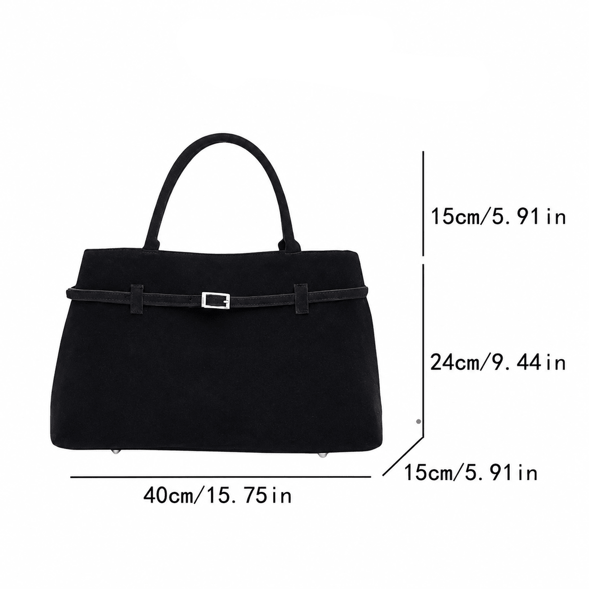 Women's Suede Shoulder Bag — Delicate & Elegant Design | Maeline Women's Suede Shoulder Bag — Delicate & Elegant Design | Maeline 