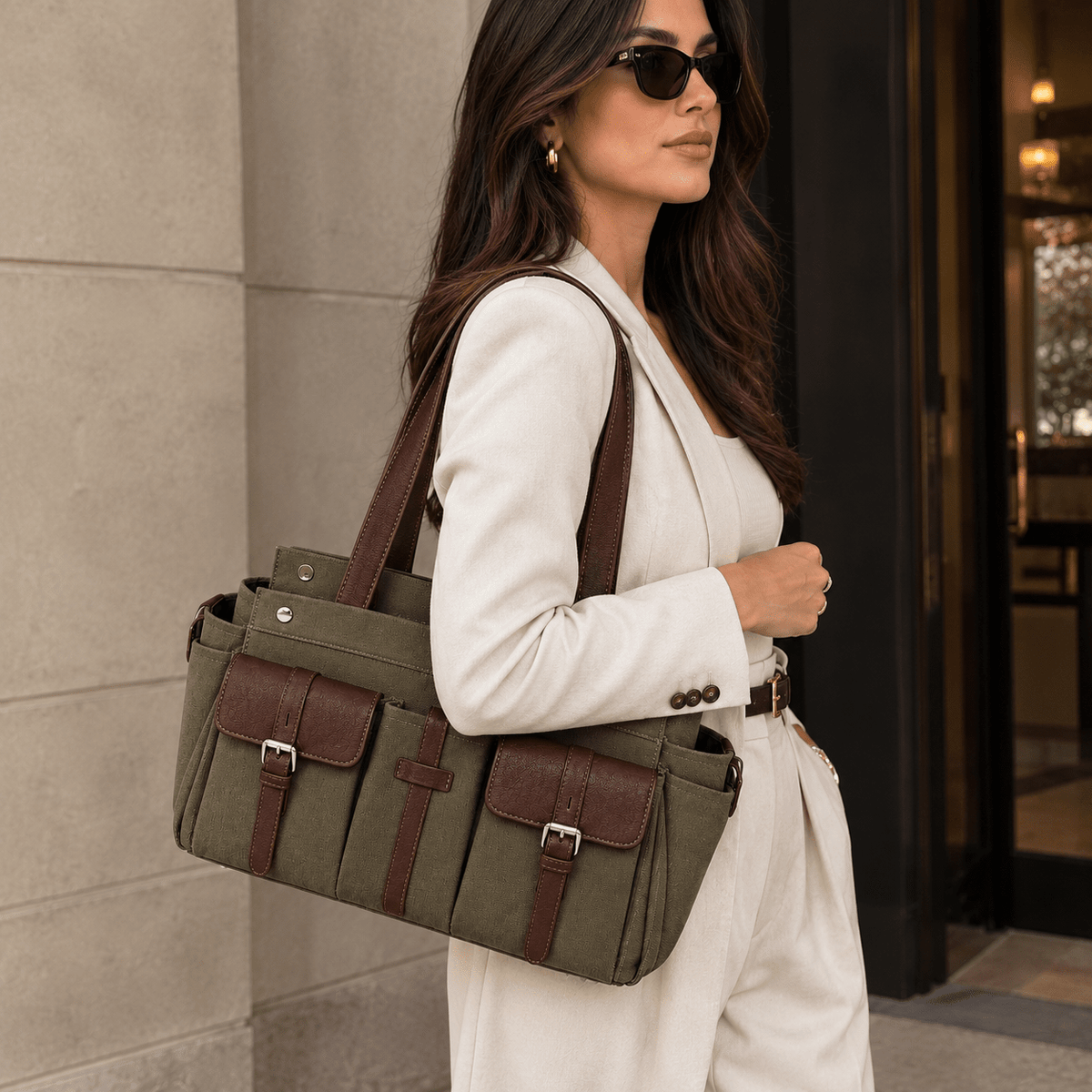 Women's Tote Bag — Classic Elegance and Spacious Interior | Belmonde Women's Tote Bag — Classic Elegance and Spacious Interior | Belmonde 